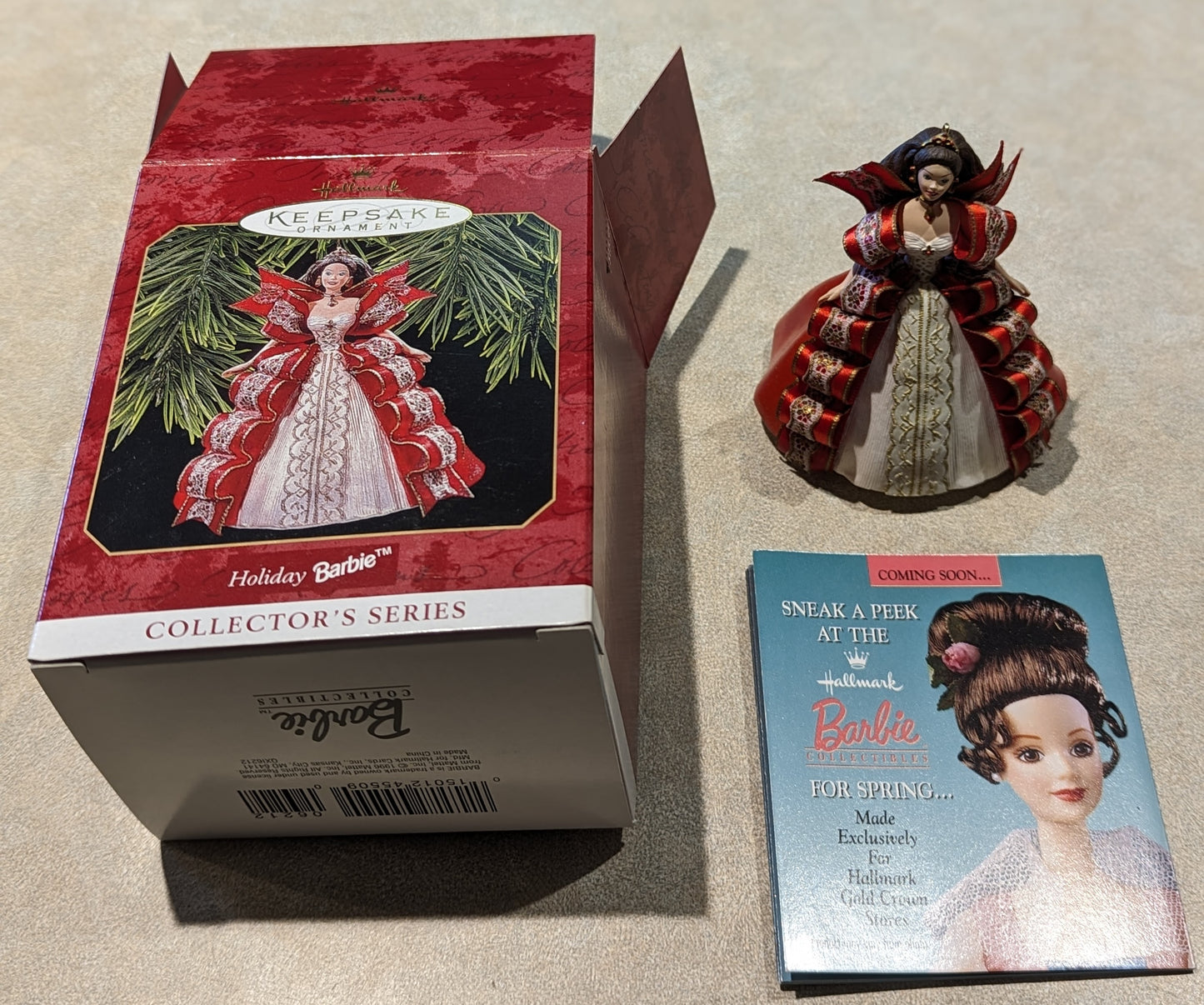 Hallmark Ornament 1997 Holiday Barbie 5th