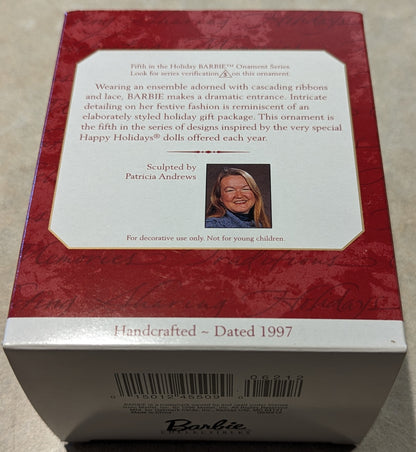 Hallmark Ornament 1997 Holiday Barbie 5th