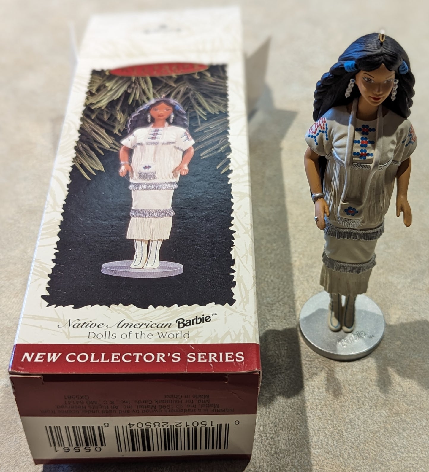 Hallmark Ornament 1996 Native American Barbie 1st