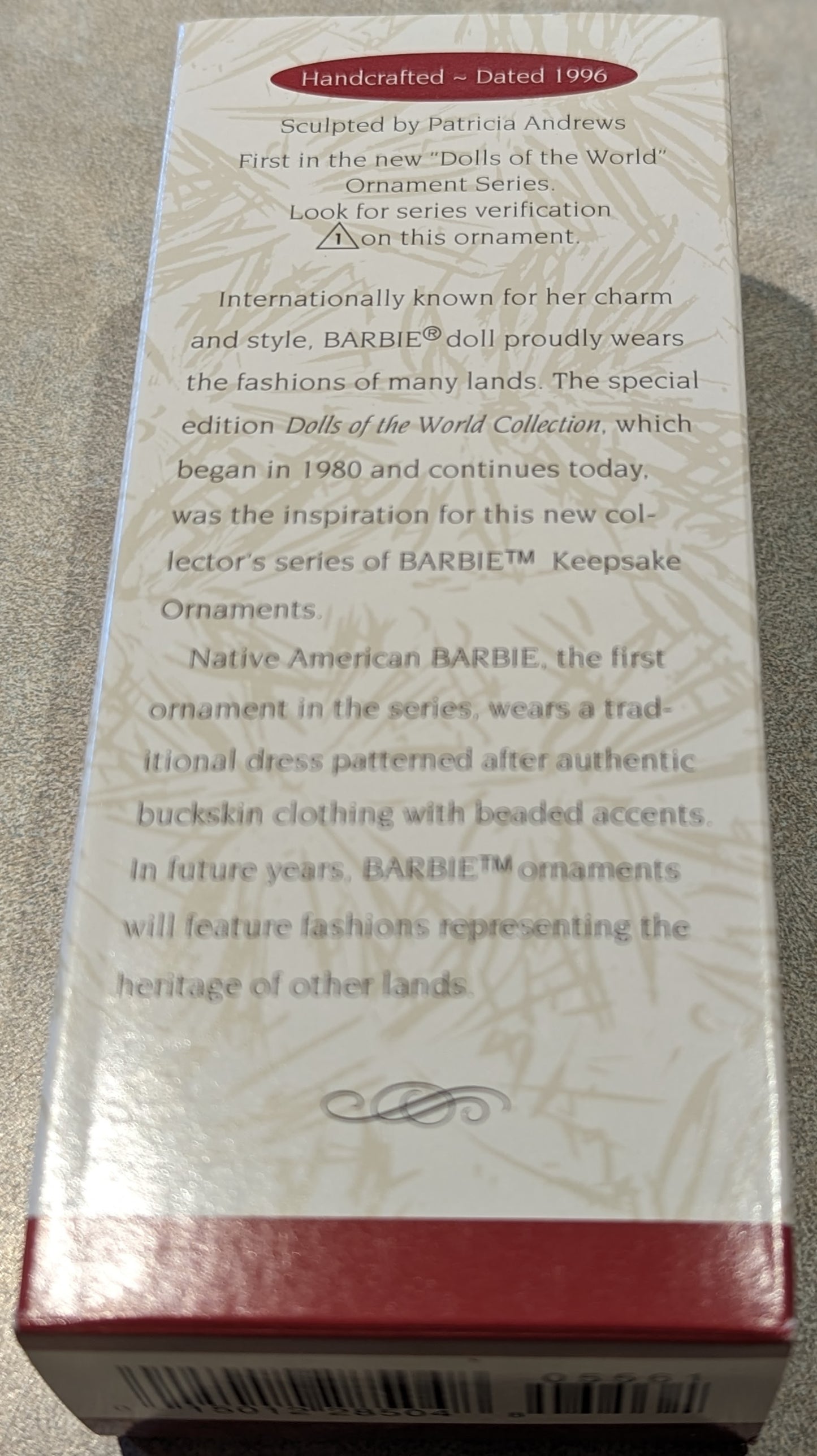 Hallmark Ornament 1996 Native American Barbie 1st