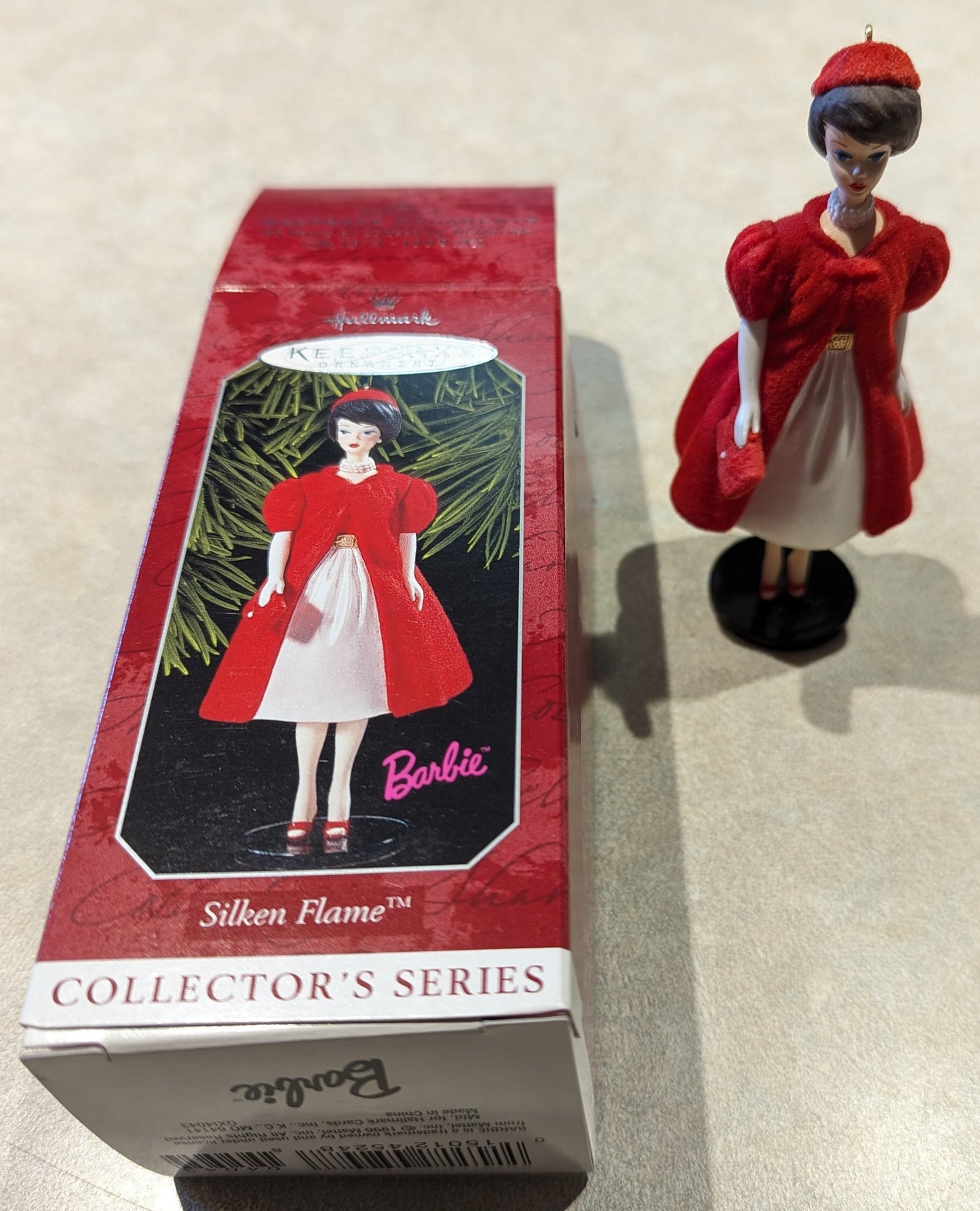 Hallmark Ornament 1998 Silken Flame Barbie 5th
