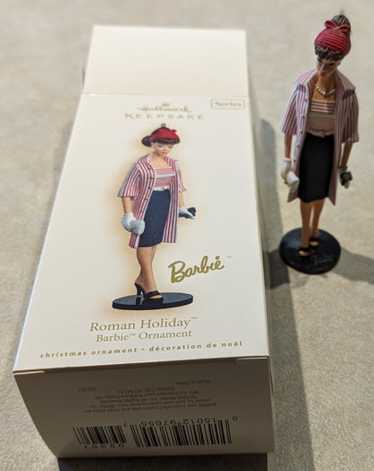Hallmark Ornament 2007 Barbie Roman Holiday 14th