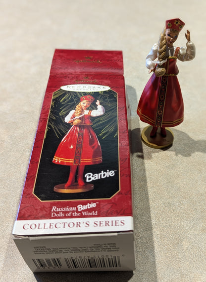 Hallmark Ornament 1999 Russian Barbie 4th