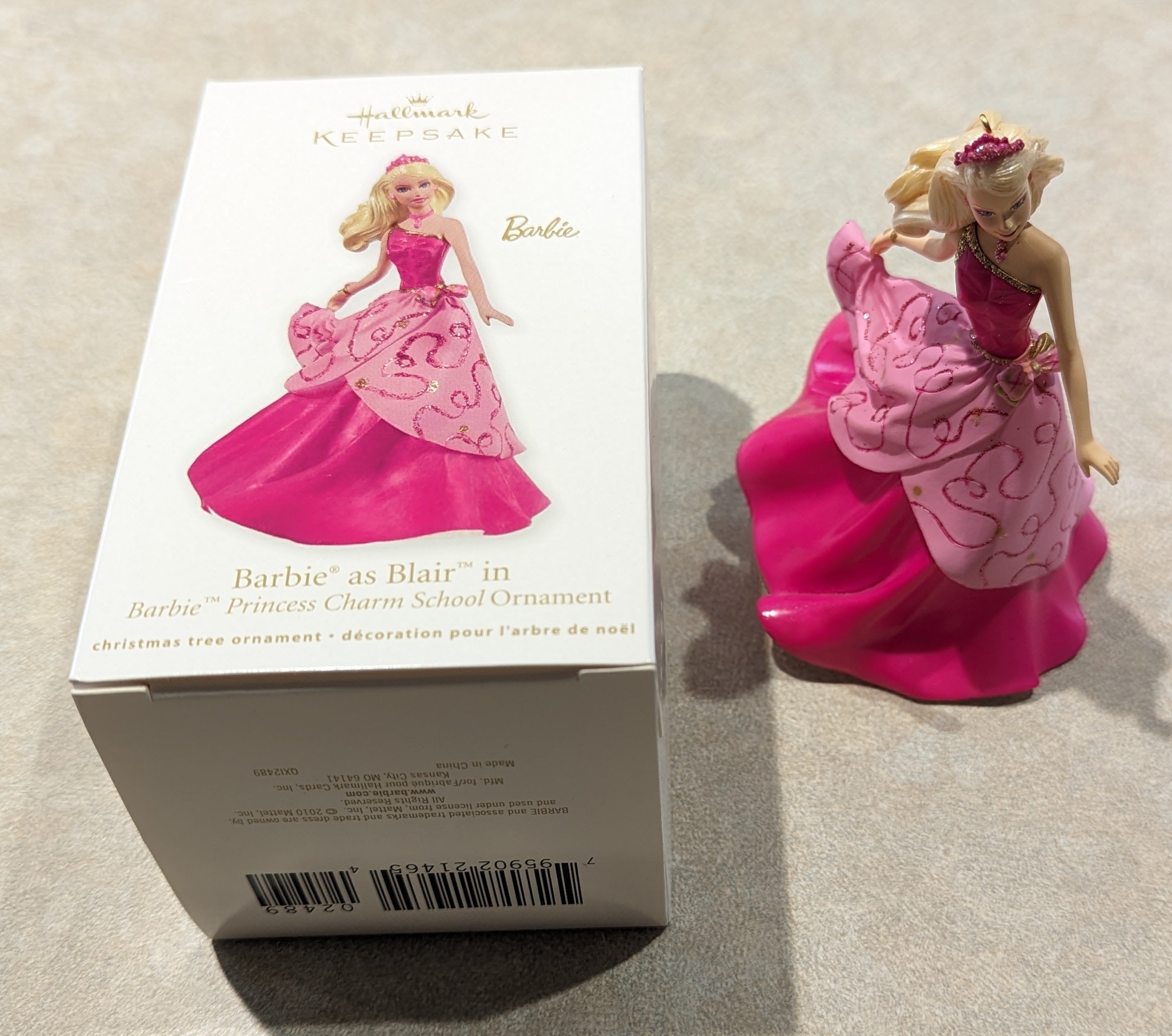 Hallmark Ornament 2011 Barbie as Blair in Princess Charm School