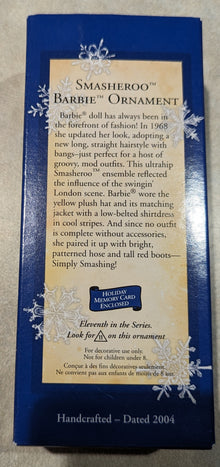 Hallmark Ornament 2004 Smasheroo Barbie with Collector Card