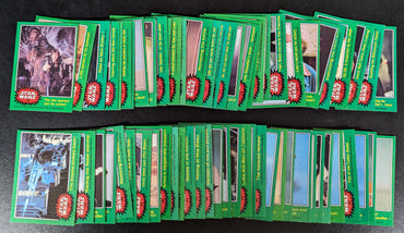 1977 Topps Star Wars Series 4 Green Set with 66 Cards and 11 Stickers