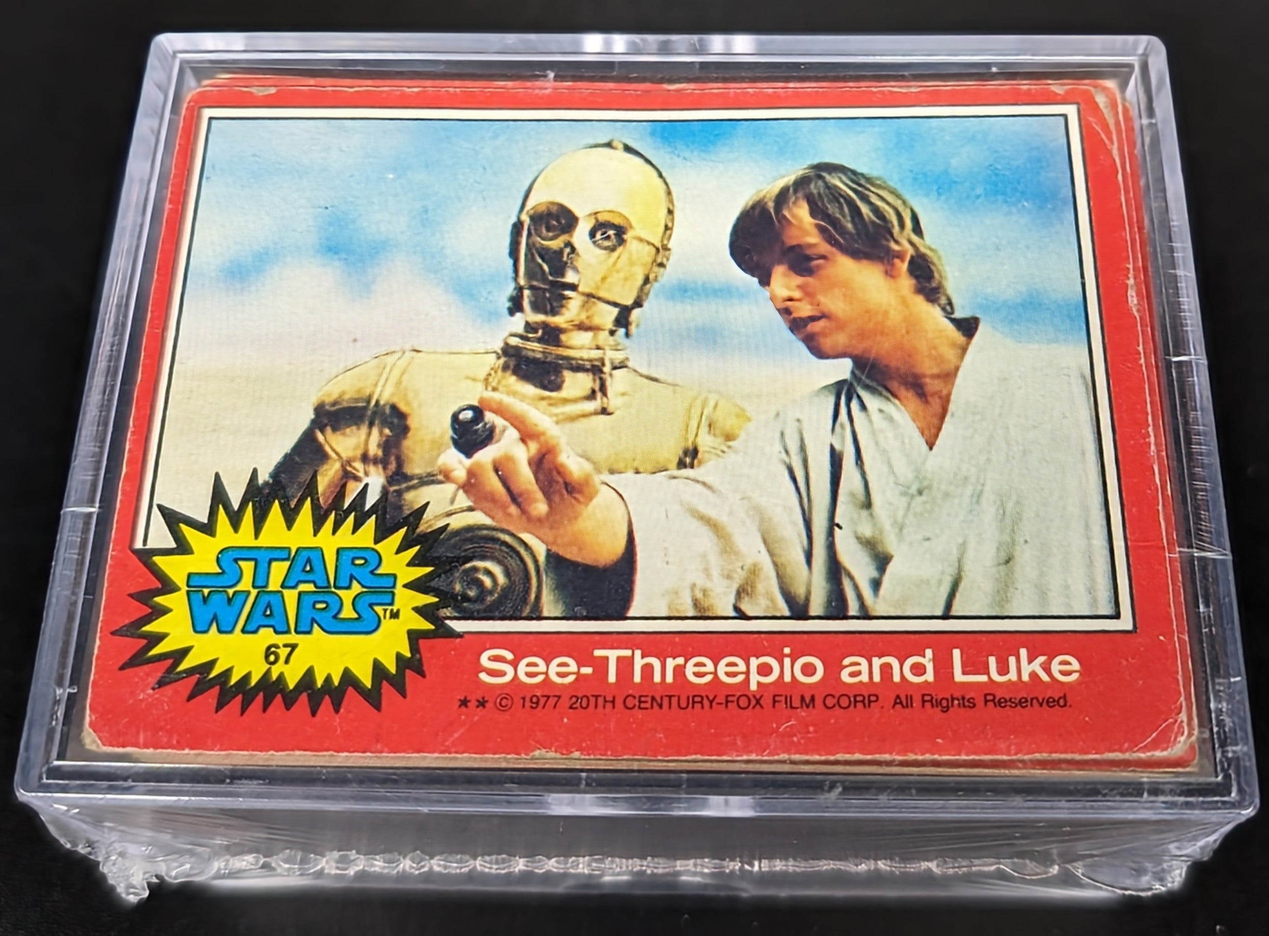 1977 Topps Star Wars Series 2 Red Set with 66 Cards and 11 Stickers