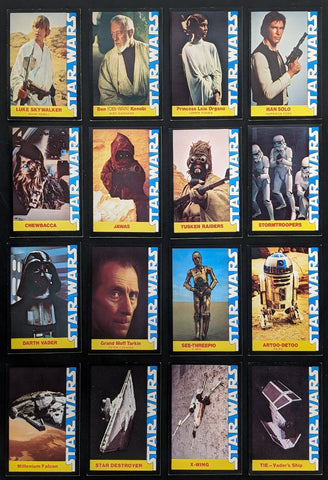 1977 Wonder Bread Star Wars Set with 16 Cards