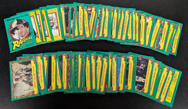 1981 Topps Raiders of the Lost Ark Complete 88 Card Set