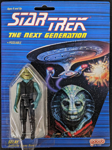 1988 Galoob Star Trek The Next Generation Selay Action Figure