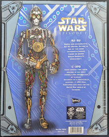 1999 Impact Star Wars Episode 1 R2-D2 2 Pocket School Portfolio