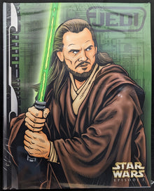 1999 Impact Star Wars Episode 1 Jedi 2 Pocket School Portfolio