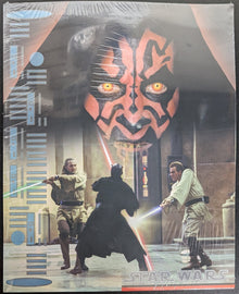 1999 Impact Star Wars Episode 1 Jedi vs Sith 2 Pocket School Portfolio