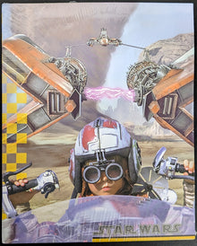 1999 Impact Star Wars Episode 1 Podracing Pocket School Portfolio