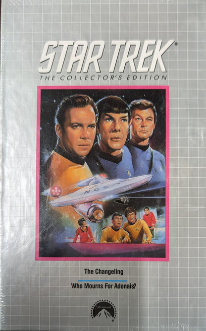 1991 Columbia House Star Trek VHS The Changeling / Who Morns for Adonais?