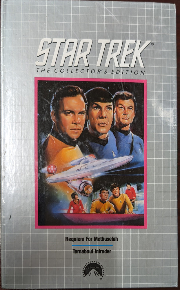 1991 Columbia House Star Trek VHS Requiem For Methuselah / Turnabout Intruder