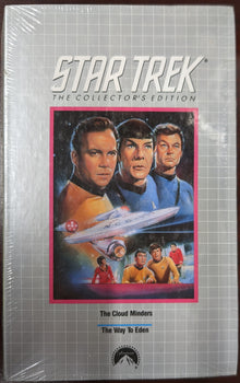 1991 Columbia House Star Trek VHS The Cloud Minders / The Way to Eden