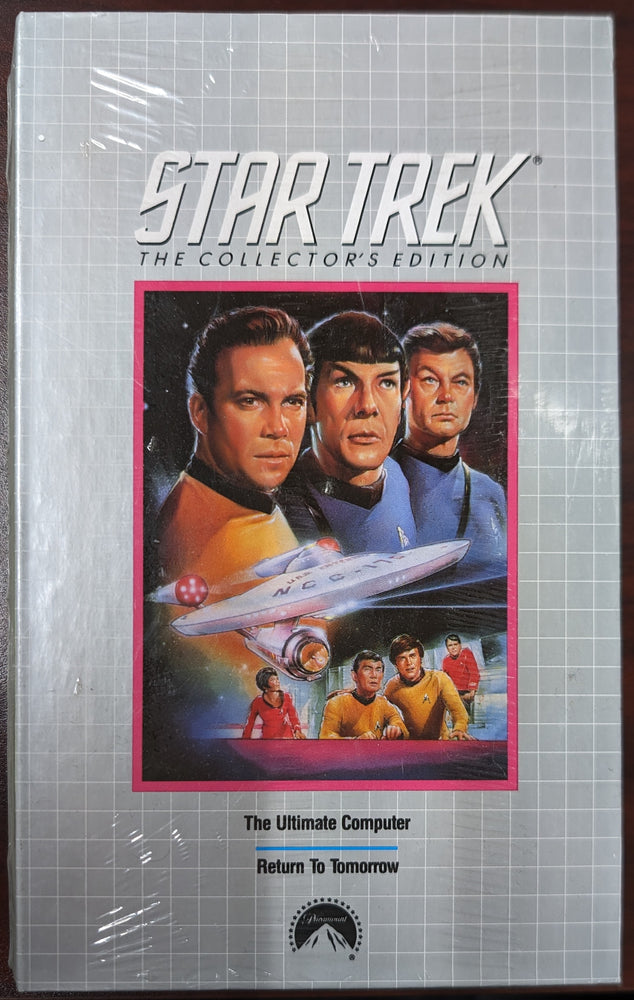 1991 Columbia House Star Trek VHS The Ultimate Computer / Return To Tomorrow