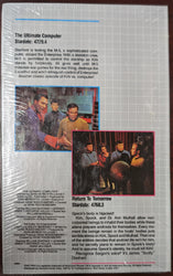 1991 Columbia House Star Trek VHS The Ultimate Computer / Return To Tomorrow