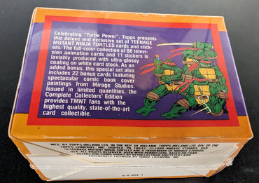 1989 Topps Teenage Mutant Ninja Turtles Complete Collectors Edition Card Set