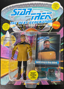 1993 Playmates Star Trek The Next Generation Lt. Commander Geordi La Gorge in Dress Uniform