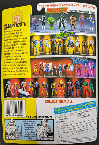 1992 Toy Biz Marvel Uncanny X-Men Action Figures: Sabretooth