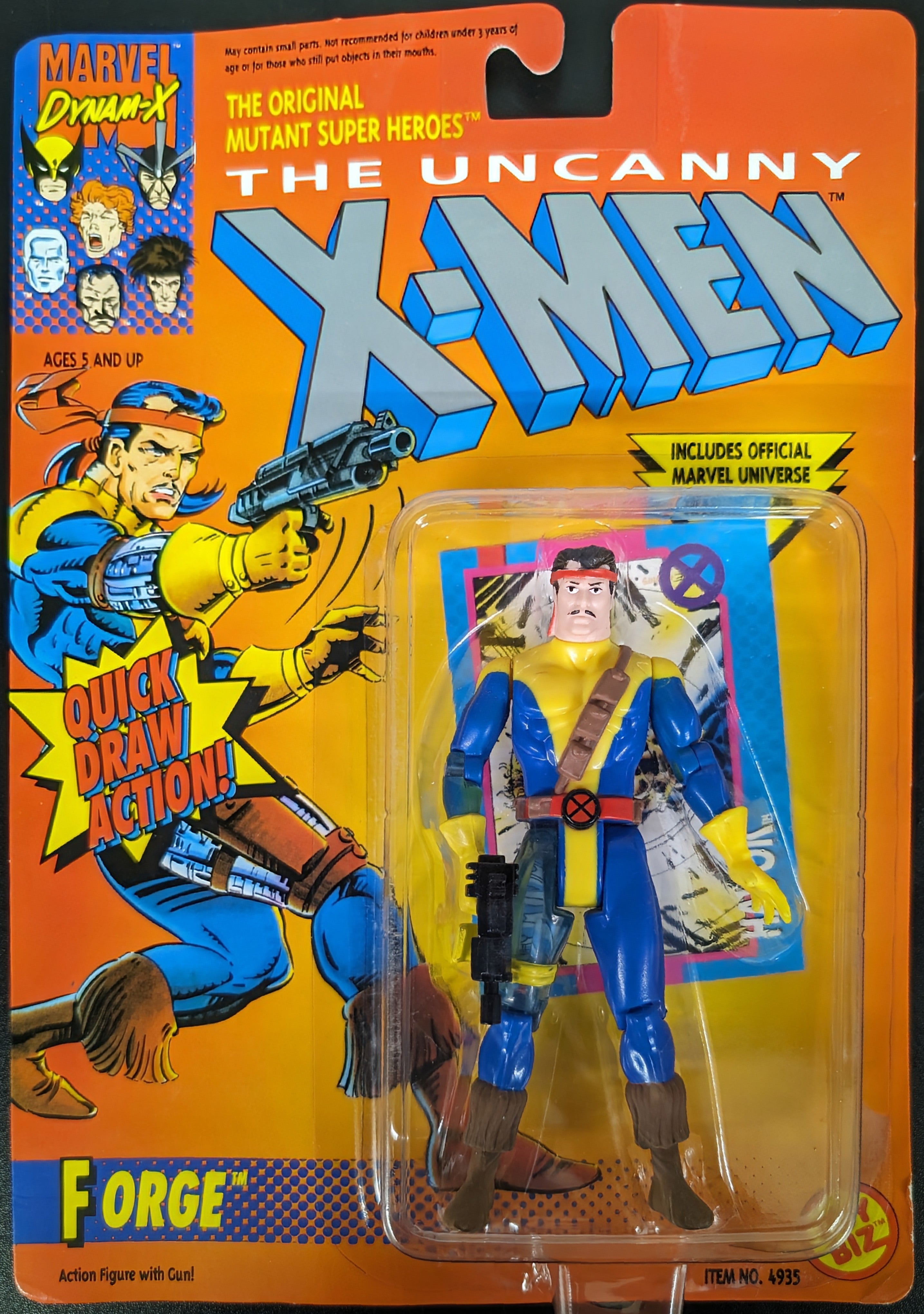 1992 Toy Biz Marvel Uncanny X-Men Action Figures: Forge