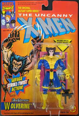 1992 Toy Biz Marvel Uncanny X-Men Action Figures: Wolverine 3rd edition