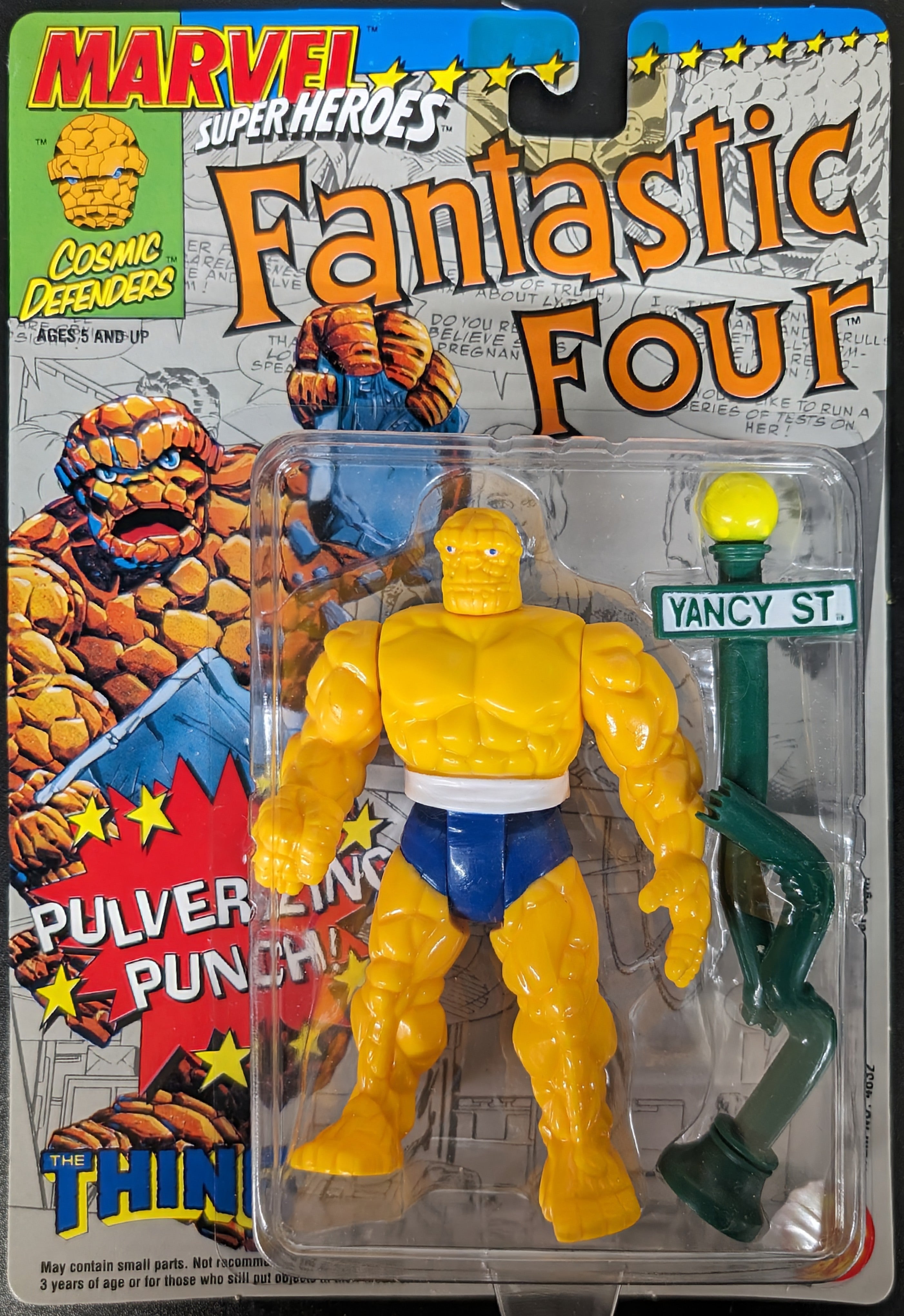 1992 Toy Biz Marvel Super Heroes Action Figures: The Thing