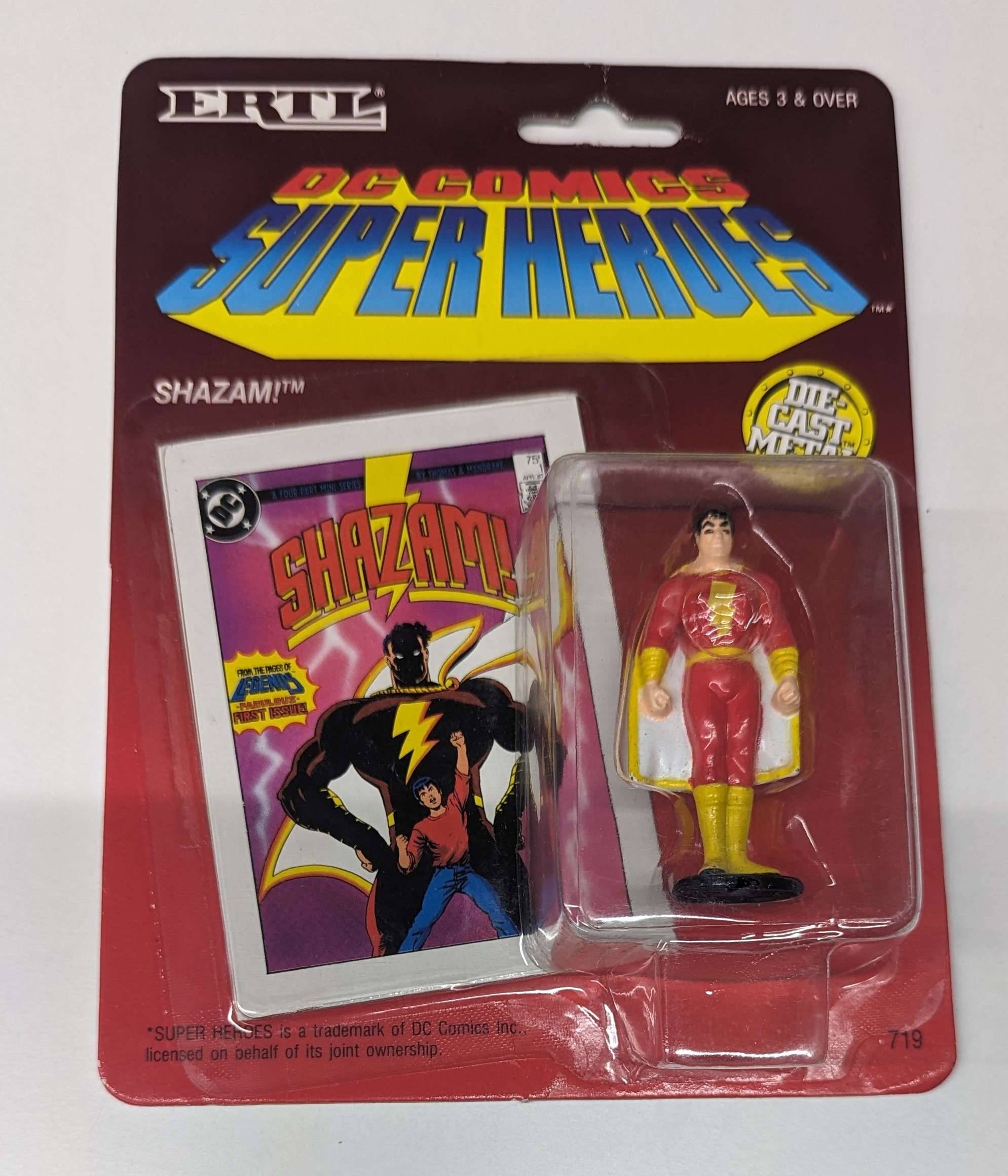 1990 ERTL DC Comics Super Heroes Shazam! 719
