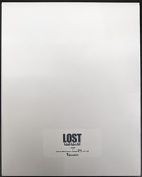 Inkworks 2006 Lost Season 2 Question Mark Uncut Mini-Press Sheet #89 of 199