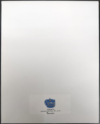 Inkworks 2007 Charmed Forever Legacy Uncut Mini-Press Sheet #11 of 199