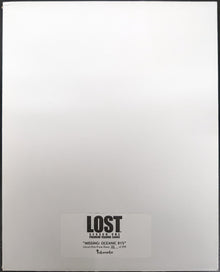 Inkworks 2005 Lost Season 1 Missing Oceanic 815 Uncut Mini-Press Sheet #111 of 299