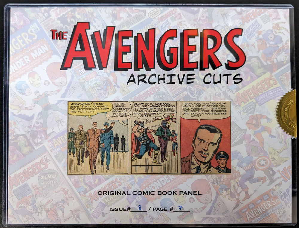 2006 Rittenhouse Complete Avengers Archive Cuts Jumbo Card Comic Panel