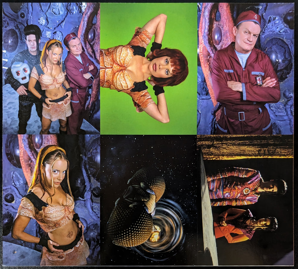 2002 Dynamic Forces Lexx 6 Card Preview Set Uncut Sheet