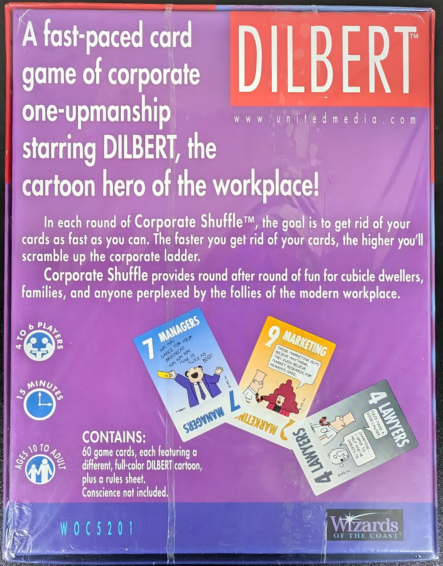 Wizards Dilbert Corporate Shuffle: A Great Dalmuti Card Game