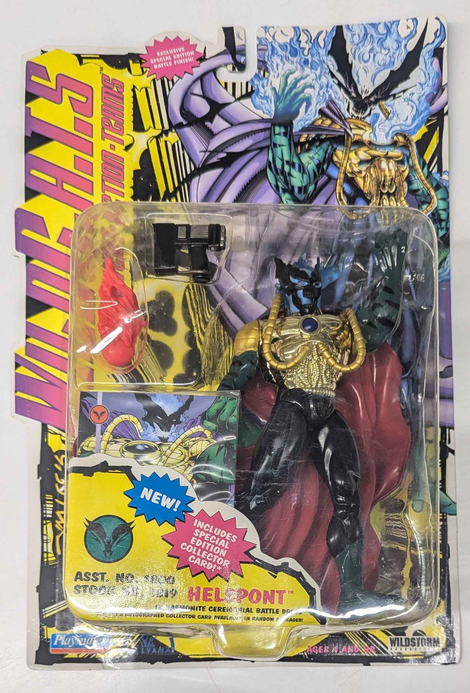 1994 Playmates WildC.A.T.S Action Figure Helspont