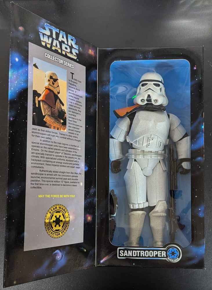 1997 Hasbro Star Wars Collector Series Sandtrooper Action Figure Doll 12 Inch