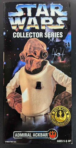 1997 Hasbro Star Wars Collector Series Admiral Ackbar Action Figure Doll 12 Inch