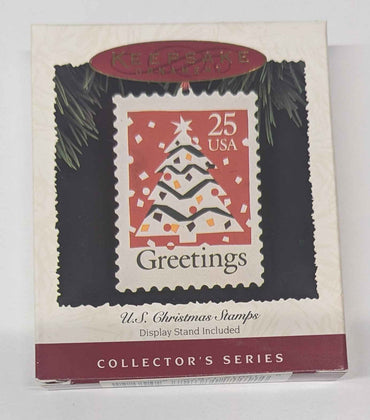 1990 Hallmark Keepsake Ornament: Collector's Series - U.S. Christmas Stamps (Used)