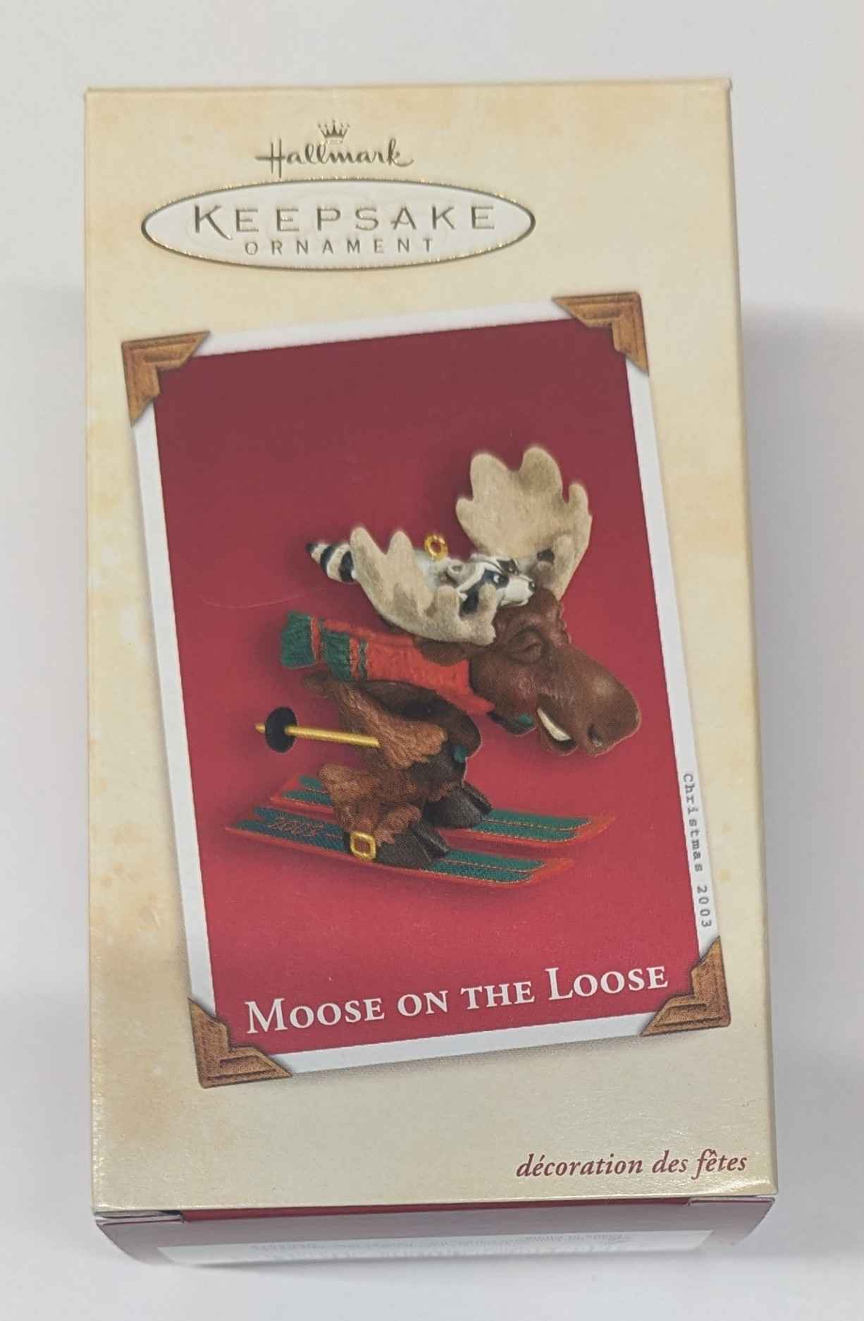 2003 Hallmark Keepsake Ornament: Moose on the Loose (Used)