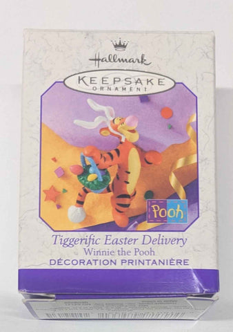 1999 Hallmark Keepsake Ornament: Disney - Tiggerific Easter Delivery (Used)