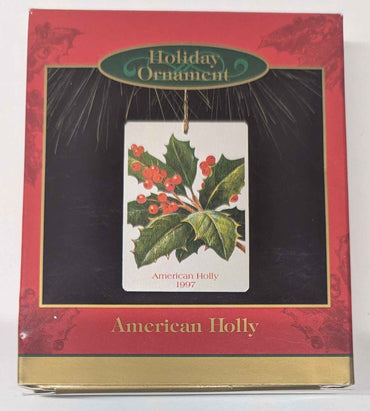 1997 Hallmark Keepsake Ornament: American Holly (Used)