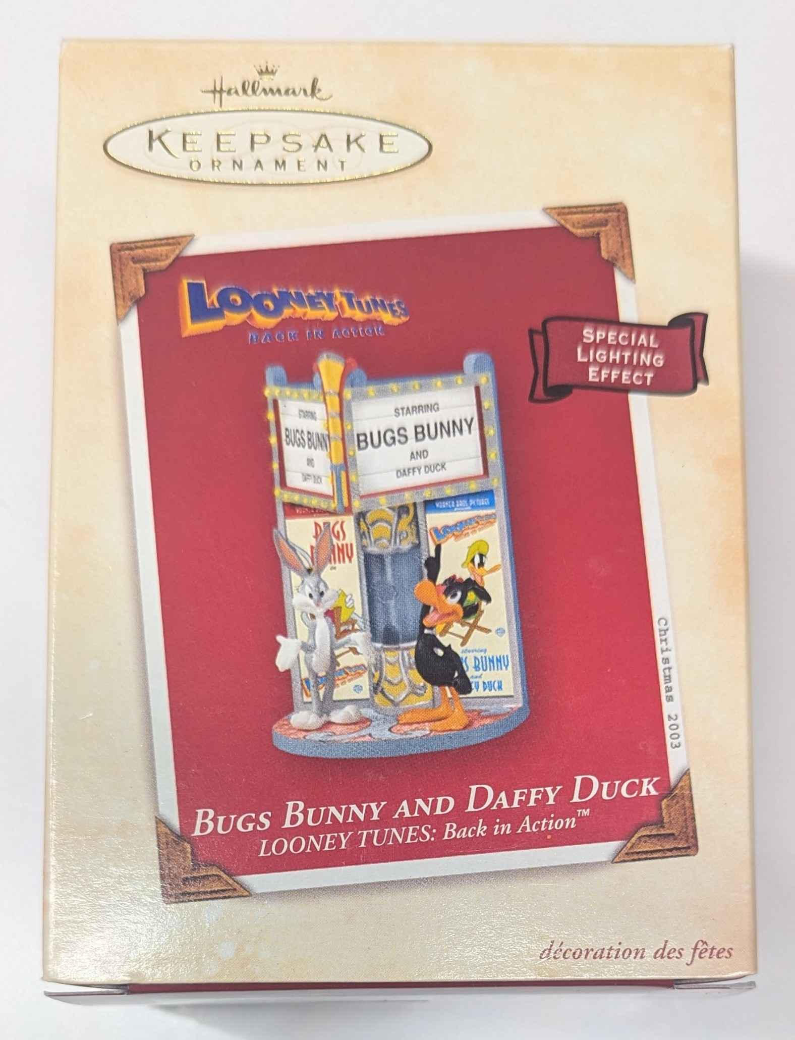 2003 Hallmark Keepsake Ornament: Bugs Bunny & Daffy Duck (Used)