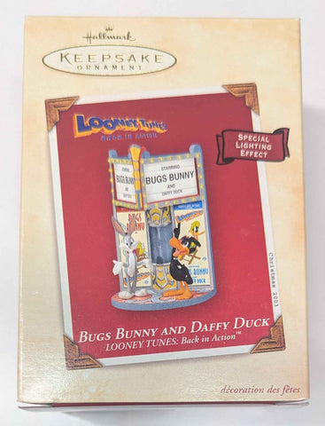 2003 Hallmark Keepsake Ornament: Bugs Bunny & Daffy Duck (Used)