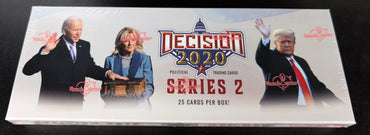 Decision 2020 Series 2 Election Political Factory Sealed Trading Card Box