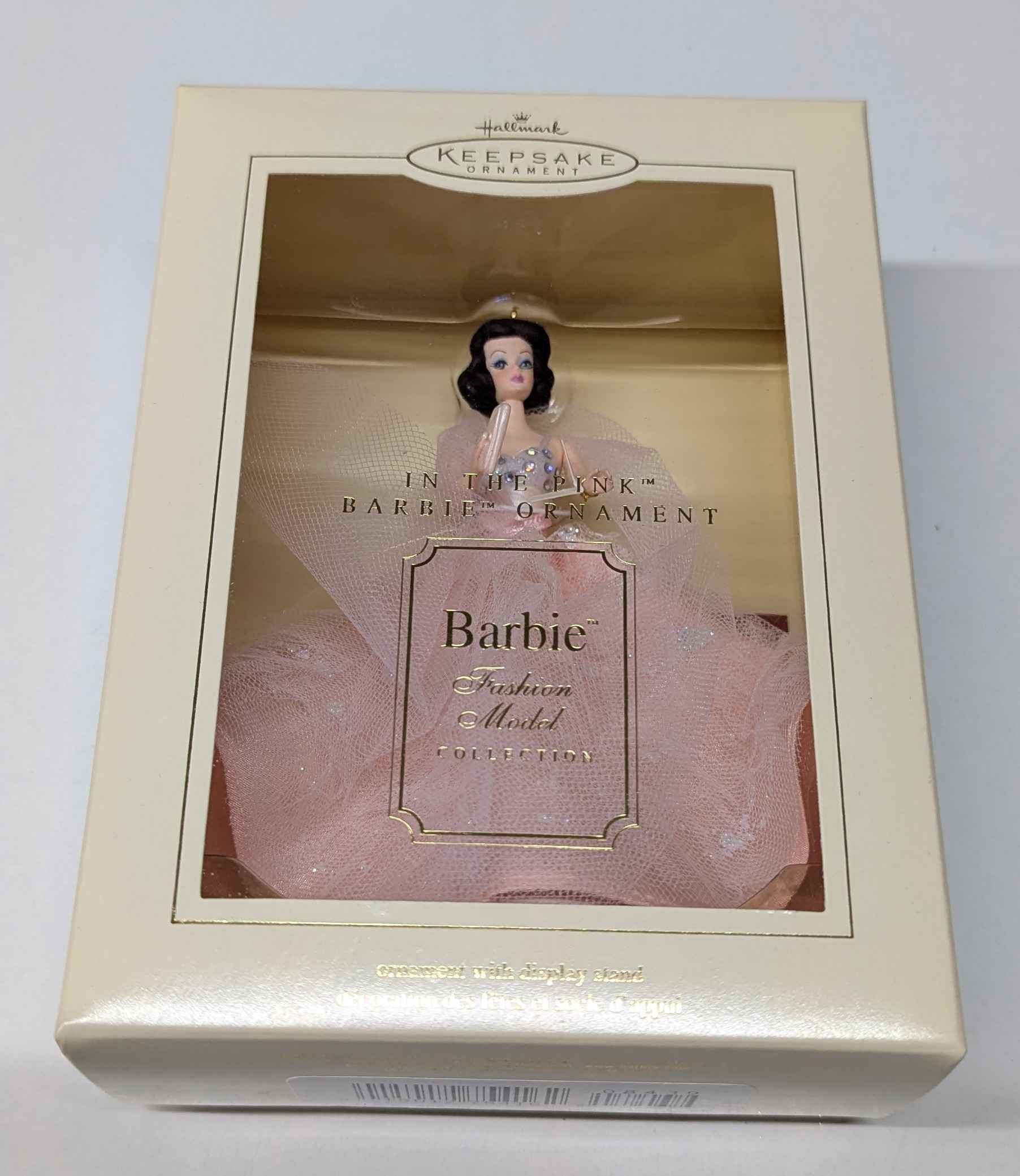 2003 Hallmark Keepsake Ornament: Barbie Fashion Model Collection - In the Pink Barbie