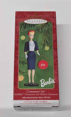 2000 Hallmark Keepsake Ornament - Commuter Set Barbie