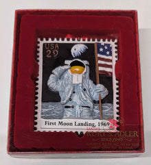 1998 USPS Stamp Ornament - First Moon Landing