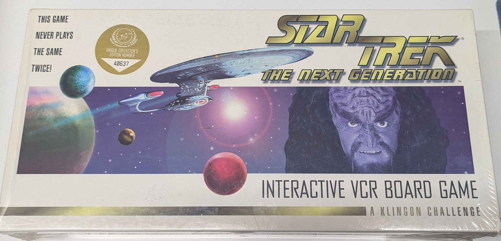 Star Trek The Next Generation: Interactive VCR Board Game - A Klingon Challenge